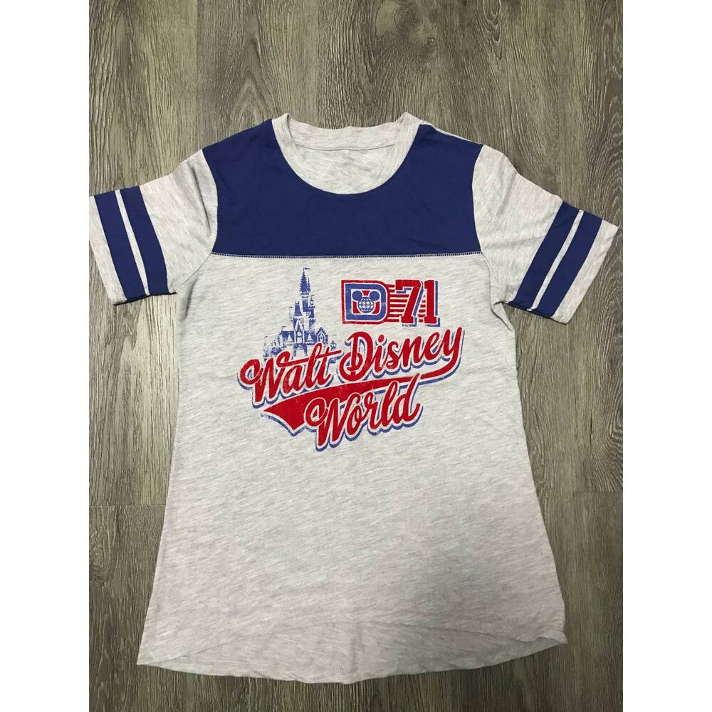 Disney Parks Walt Disney World WDW Classic Retro Disney Shirt Sz S Small